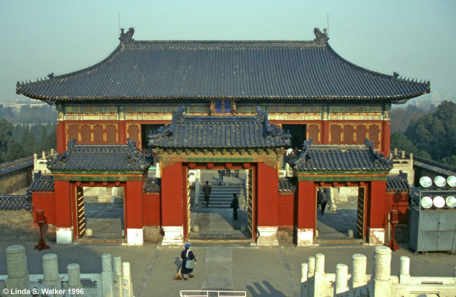 Gate, Temple Of Heaven, Beijing, China