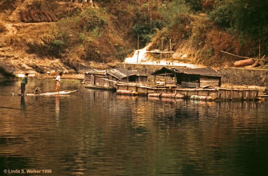 Houseboats, Li River, China