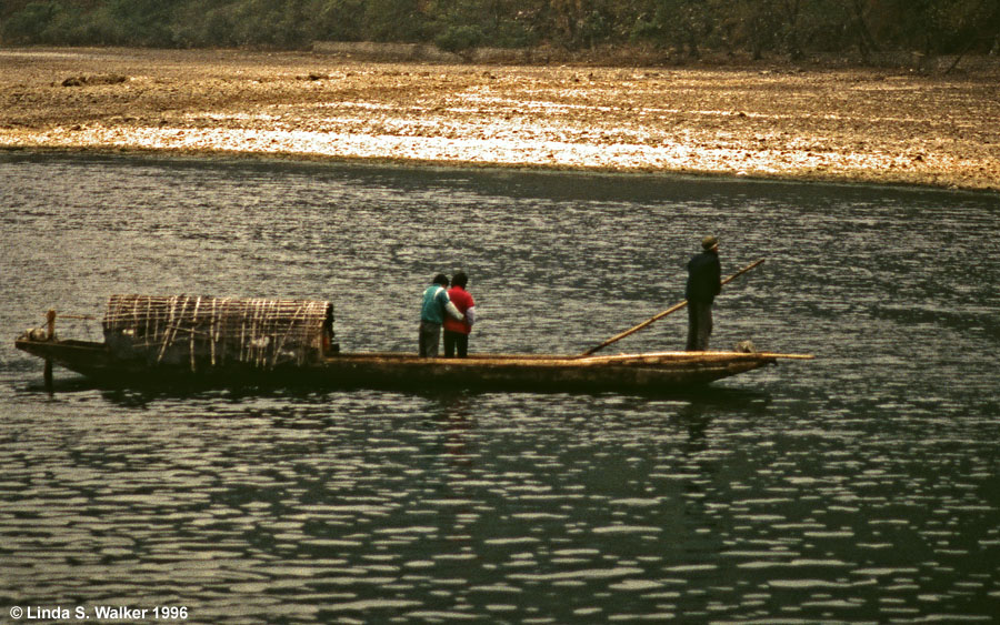 Poled Boat, Li River, China