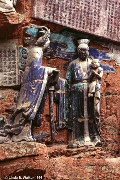 Stone Family from Scenes of Life, Dazu, China