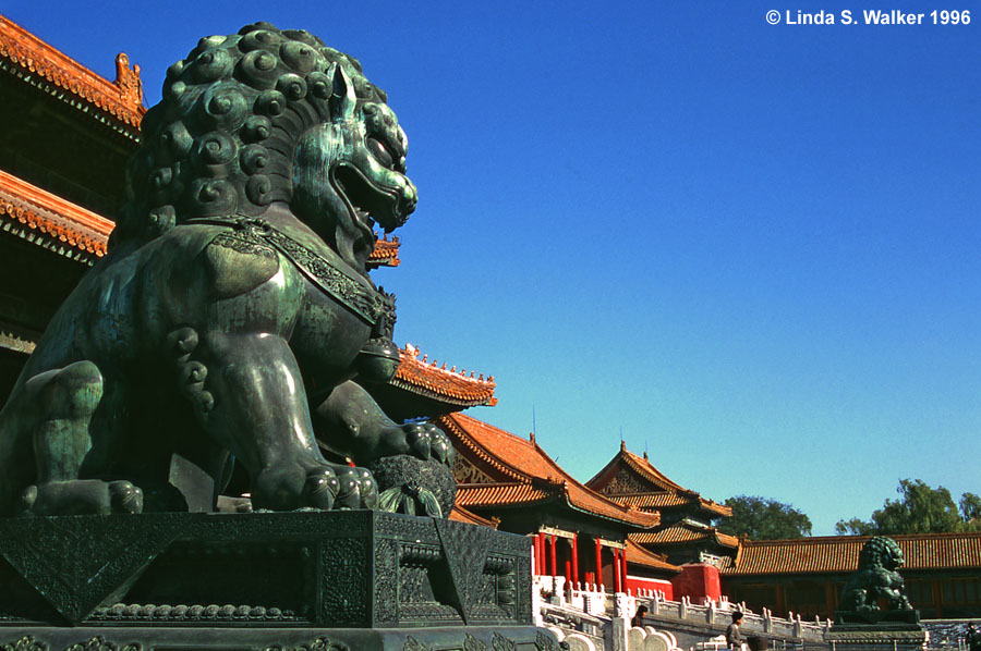 Temple Guardian, Forbidden City, Beijing, China