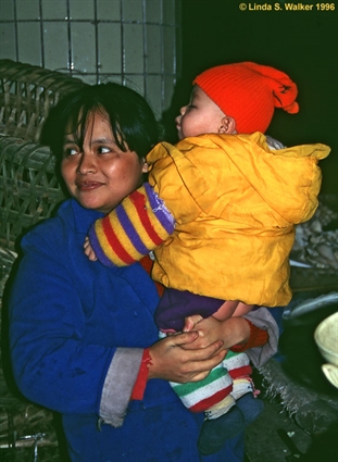 Bare bottom child, China