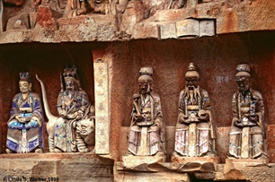 Five Statues, Dazu, China