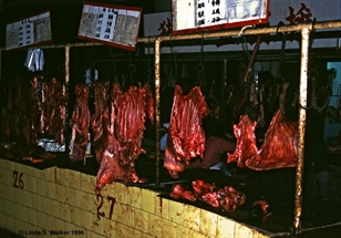 Meat market, Chongqing