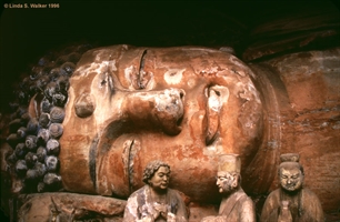 Reclining Buddha, Dazu, China
