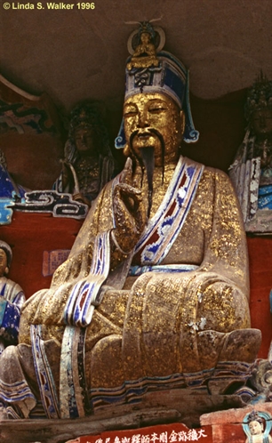 Gilded Buddha, Dazu, China