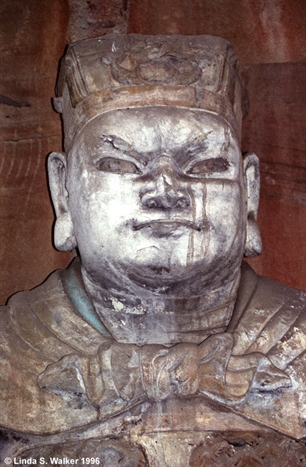 Stone head, Dazu, China