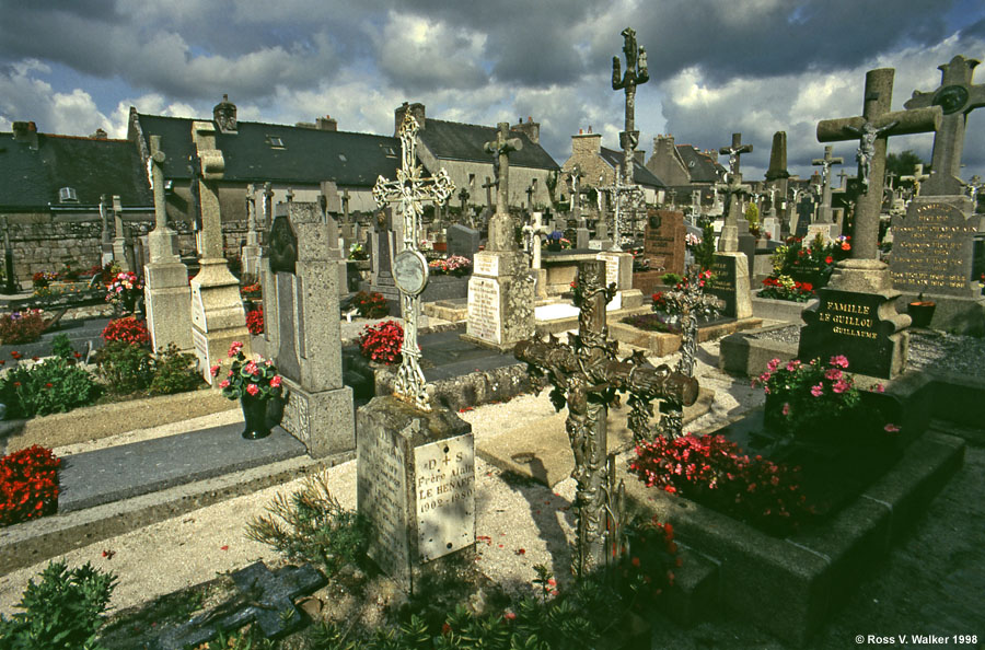 St. Ronan Cemetery, Locronan, Brittainy, France