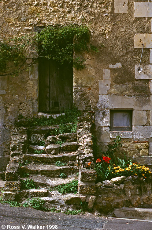 Ancient Steps, Montresor, Loire Valley, France
