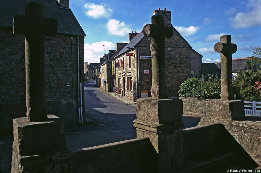 Three crosses, Plougrescant, Brittainy, France