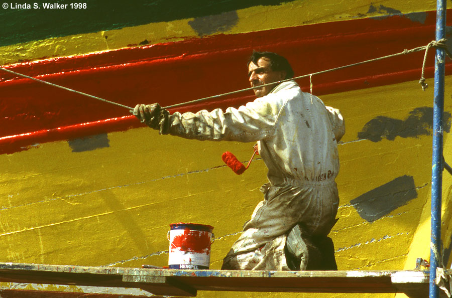 Shipyard Painter, Treffiagat, Brittainy, France