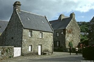 Locronan houses, France