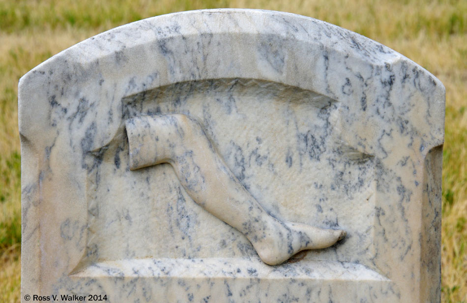 The buried leg, Samaria, Idaho