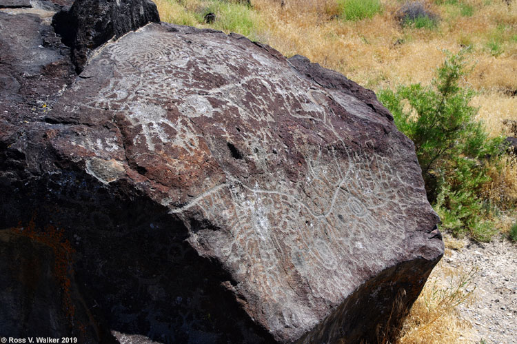 Map Rock along the Snake River near Melba, Idaho