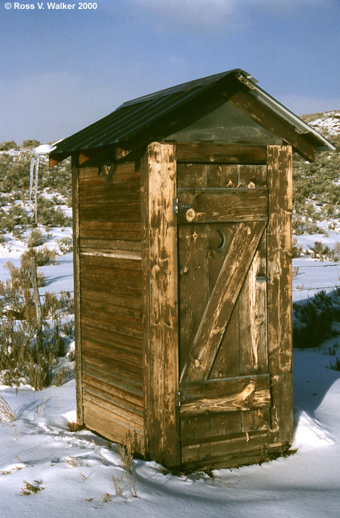 Cattleman's Association outhouse, Ephraim Valley, Idaho