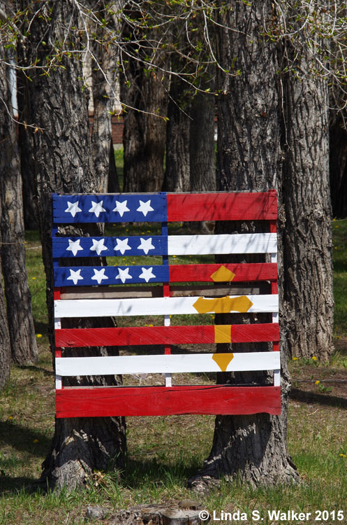 Flag Trees, Mountain View, Wyoming