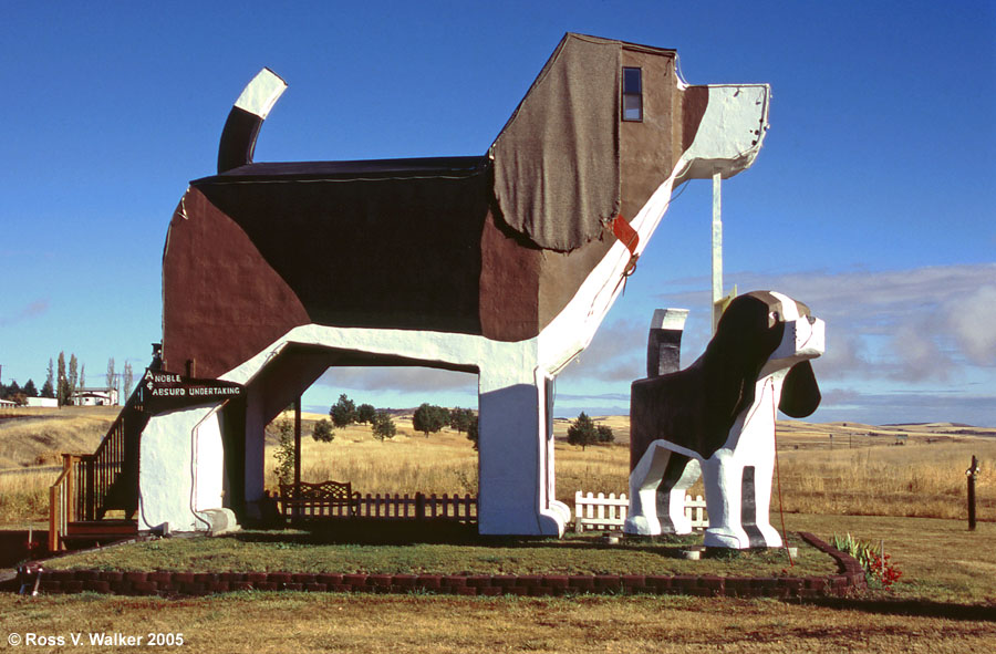 Dog Bark Park in Cottonwood, Idaho