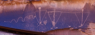 Snake Petroglyph on the Birthing Rock