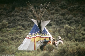 Tepee, Banks Valley, Idaho