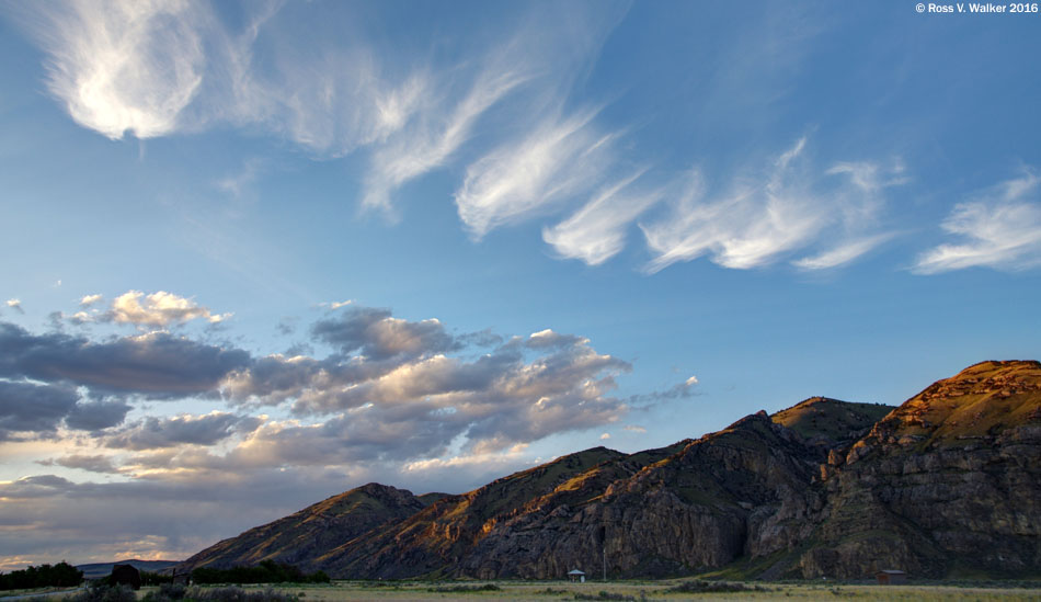 Beaverhead Mountains at dawn, from Birch Creek campground, Idaho