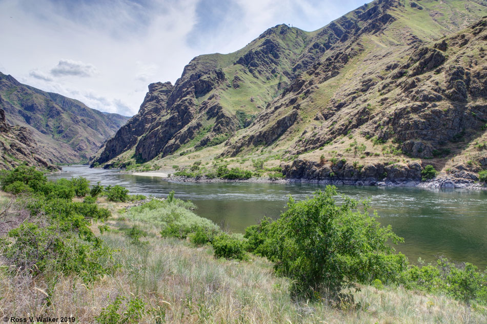 Snake River in Hells Canyon from Upper Pittsburg Landing, Idaho