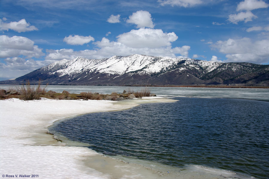 Henry's Lake State Park at ice out, Idaho