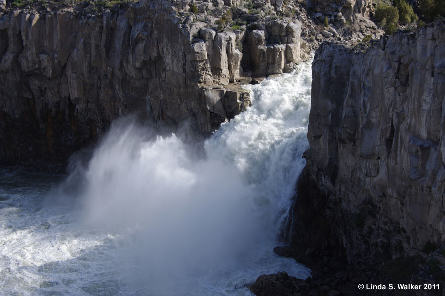 Twin Fall on the Snake River at Twin Falls, Idaho