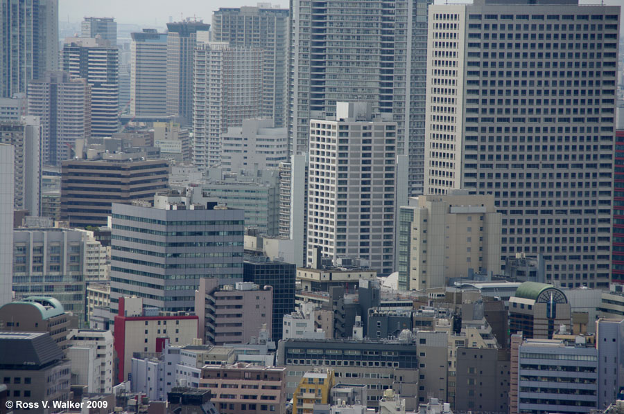 Skyscrapers from Tokyo Tower, Tokyo, Japan