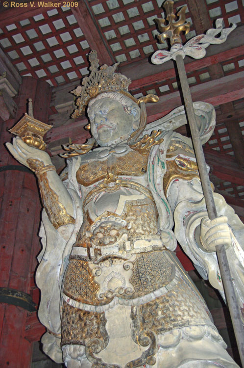 Temple guardian, Todaiji Temple, Nara, Japan