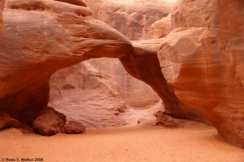 Sand dune arch, Arches National Park, Utah