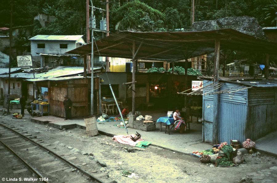 Trackside village near Machupicchu, Peru