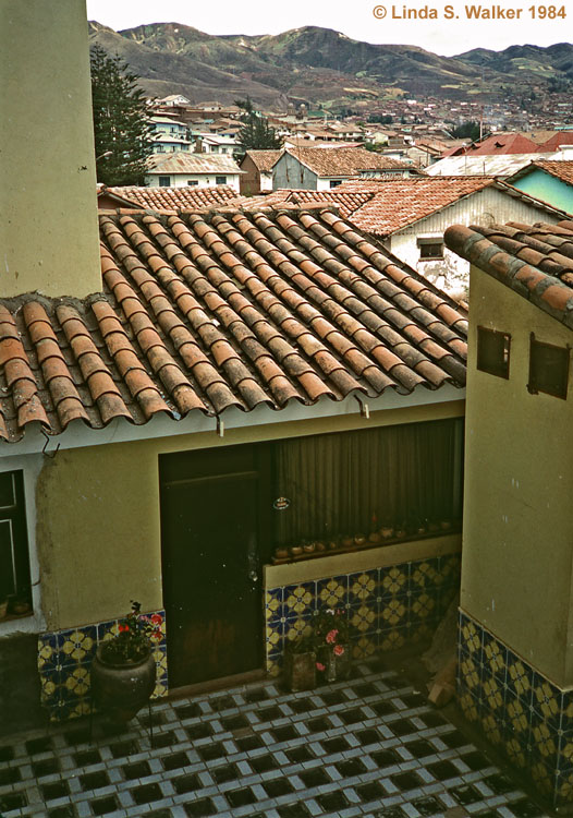 Savoy Hotel courtyard, Cuzco, Peru