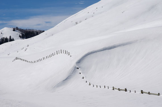 Sharp Shooters Camera Club, Montpelier, Idaho assignment - snowdrifts