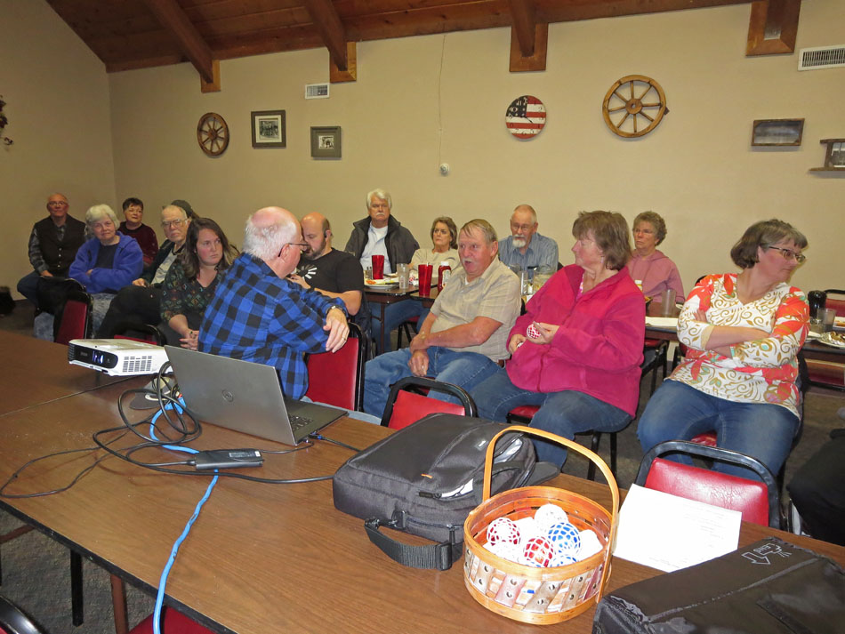 Post Christmas dinner, Ranch Hand, Sharp Shooters Camera Club, Montpelier, Idaho
