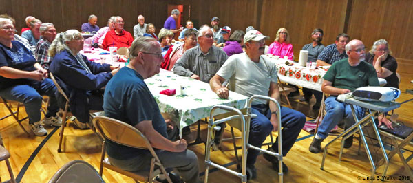 Sharp Shooters camera club picnic moved inside because of a storm