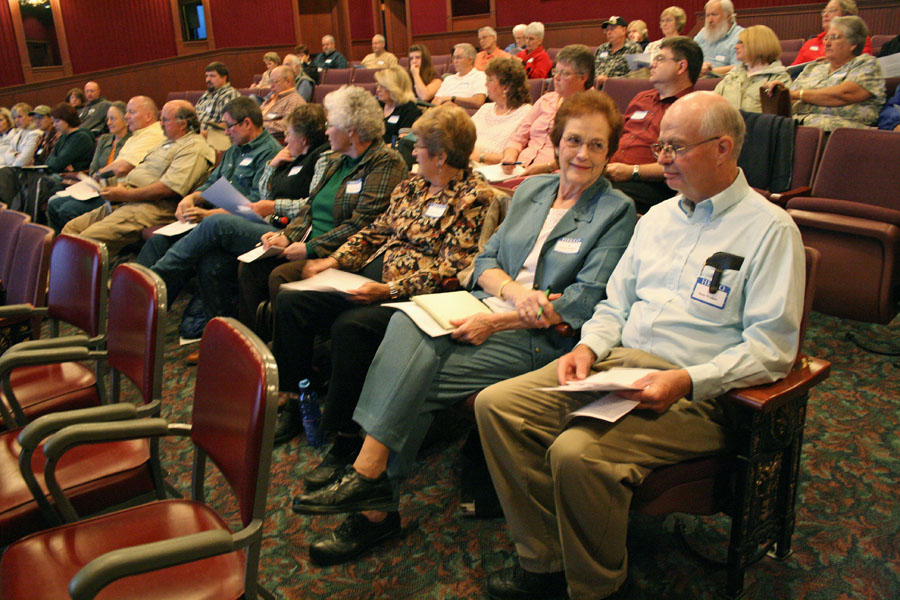 Photography seminar audience, Montpelier, Idaho