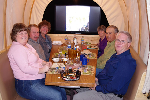 Sharp Shooters Camera Club, dinner at the Oregon Trail Center