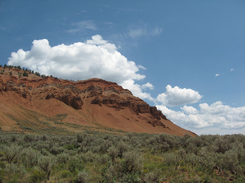 Red cliffs