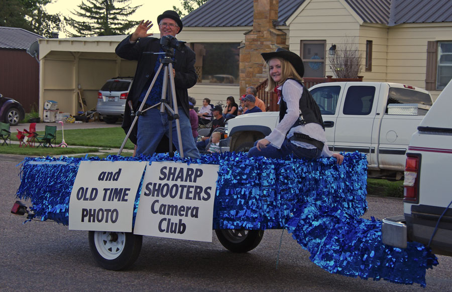 Sharp Shooters float, Bear Lake County Fair parade