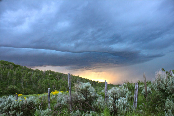 Sharp Shooters Camera Club, Montpelier, Idaho assignment - stormy landscape