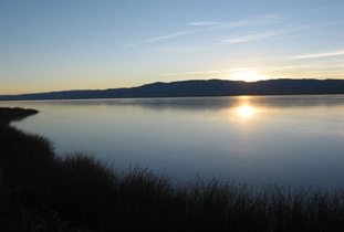 Lake sunset