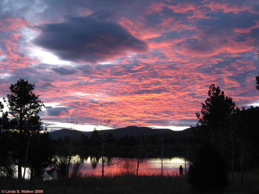Sunset at Greens Lake, Red Canyon Lodge, Dutch John, Utah