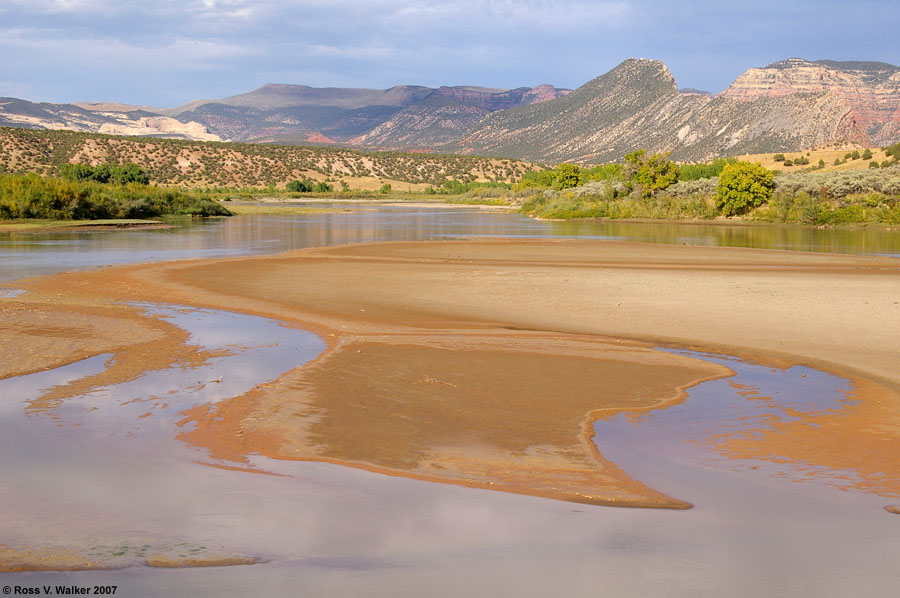 Green River Sandbars, Rainbow Park, Dinosaur National Monument, Utah