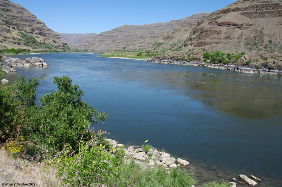 Buffalo Eddy on the Snake River near Asotin, Washington