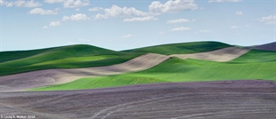 Striped hills