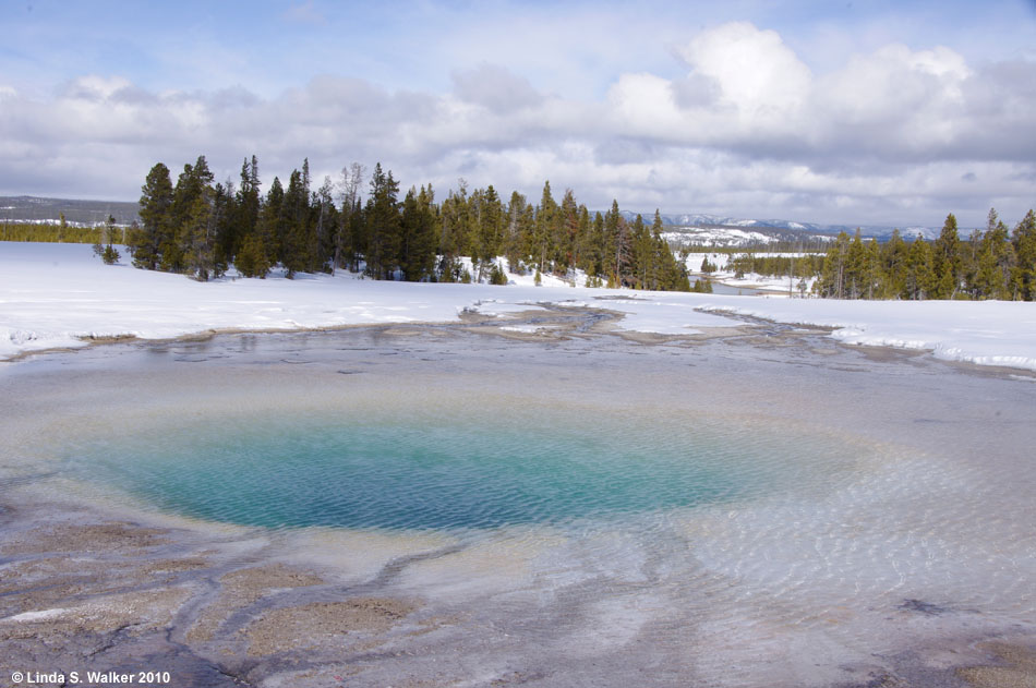 Turquoise Pool, Midway Geyser Basin, Yellowstone National Park, Wyoming