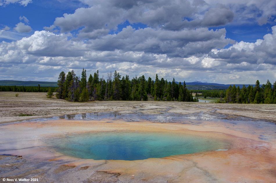 Turquoise Pool, Midway Geyser Basin, Yellowstone National Park, Wyoming