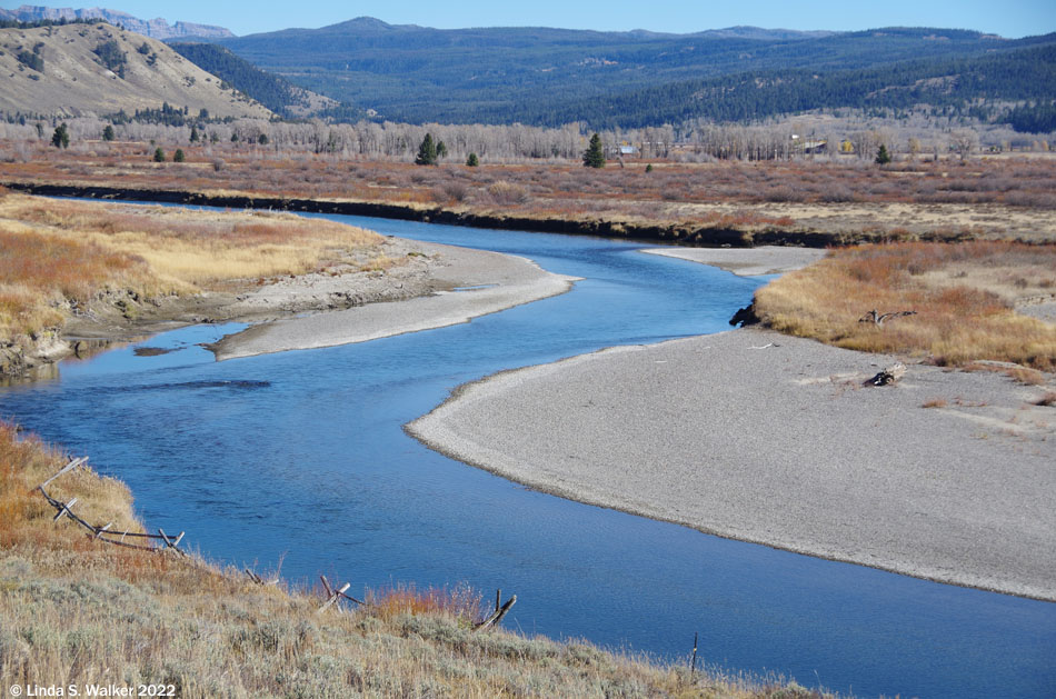 This is the Buffalo Fork of the Snake River near Moran, Wyoming
