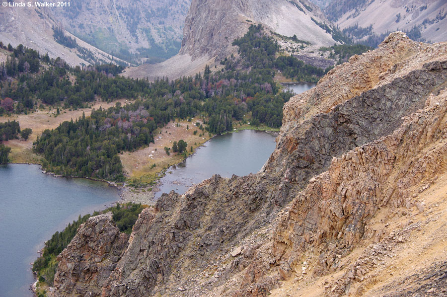 Twin Lakes from Beartooth Pass, Wyoming