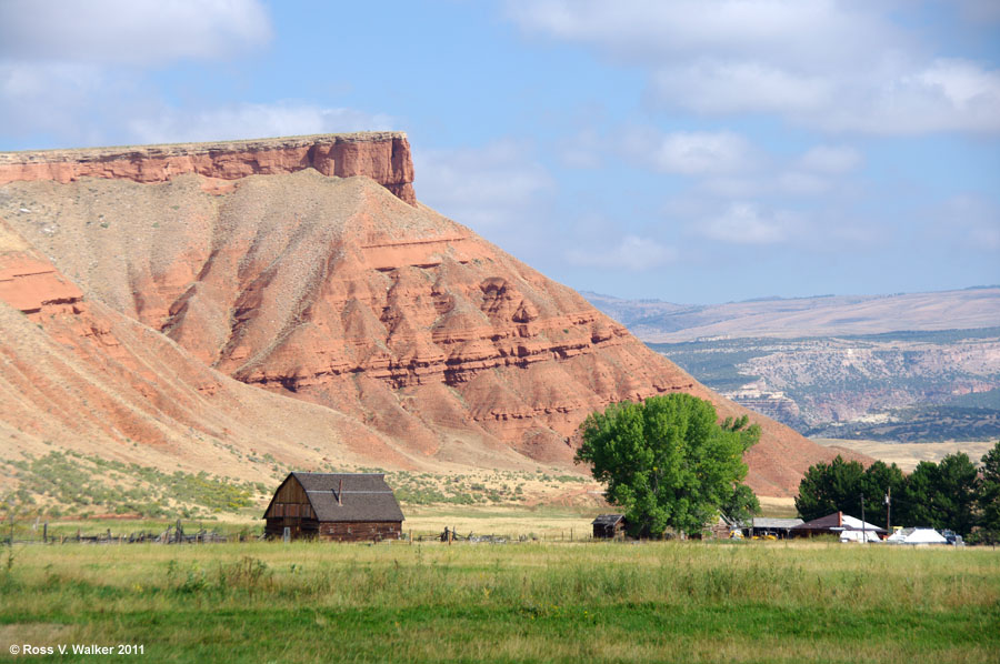 Classic barn, Hyattville, Wyoming